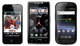 iPhone 4s vs DROID RAZR vs Galaxy Nexus